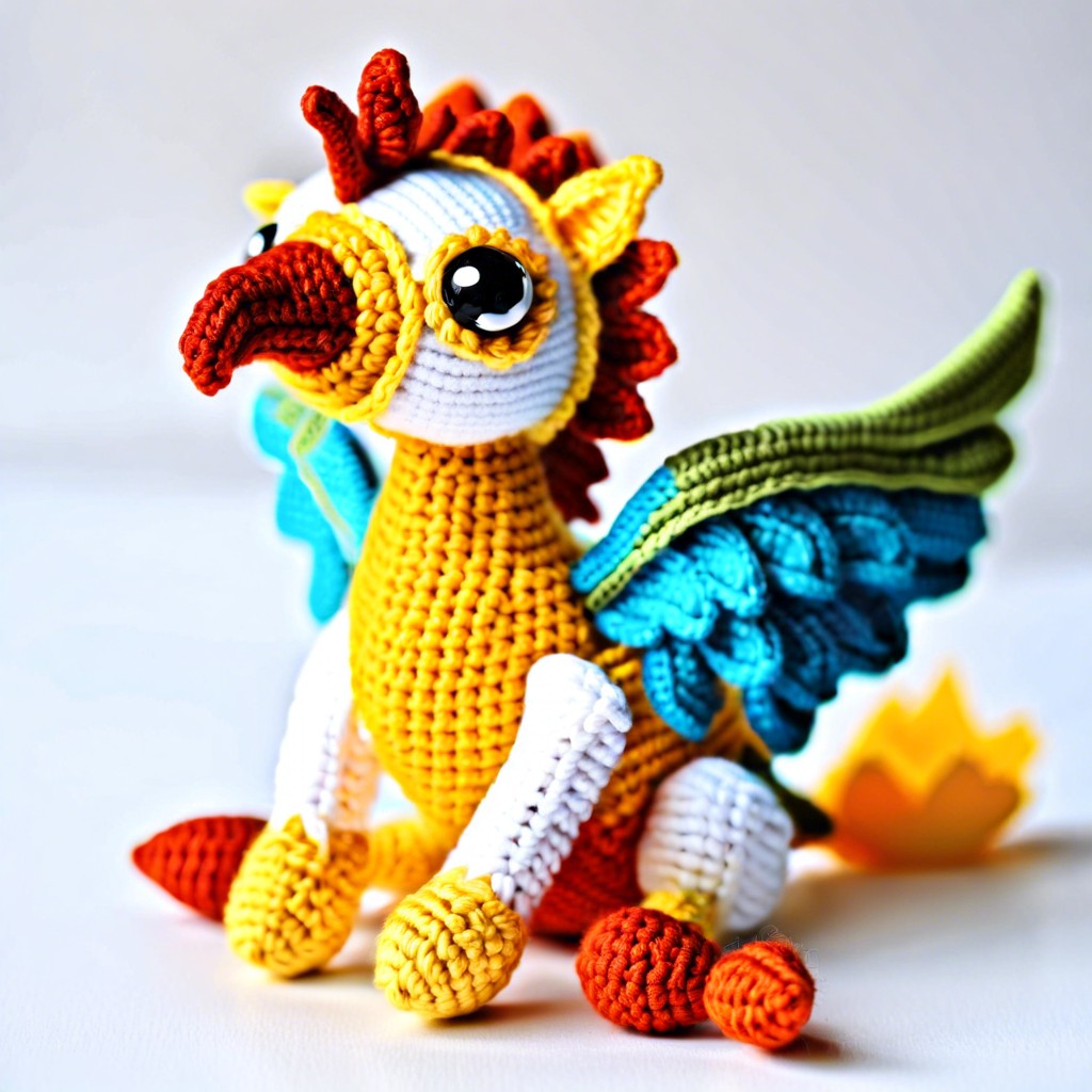 magical crochet griffin