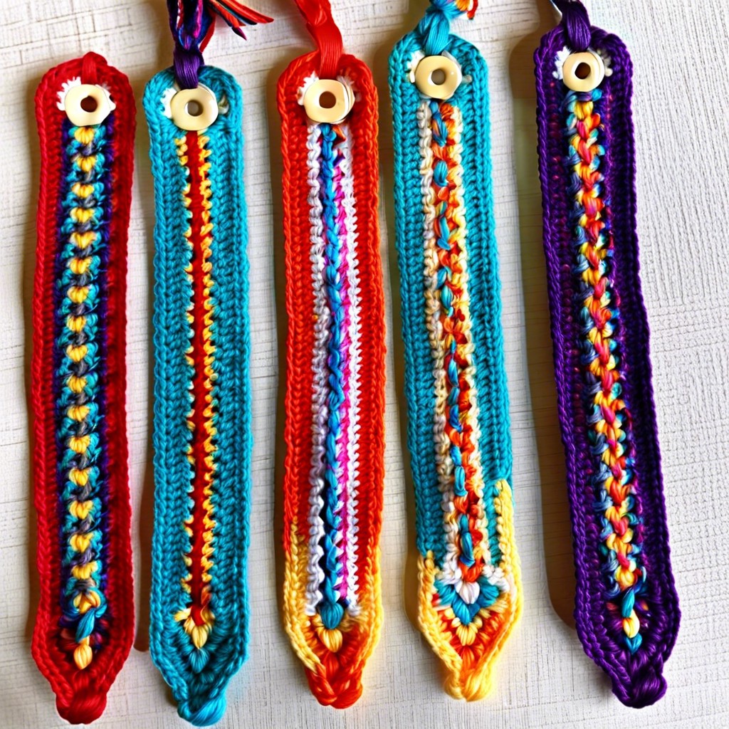slip stitch crochet bookmarks for avid readers