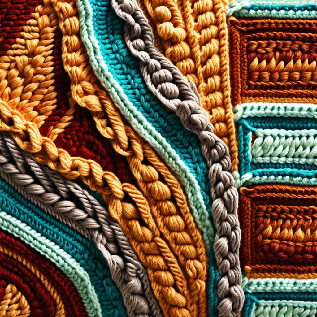 slip stitch crochet wall art