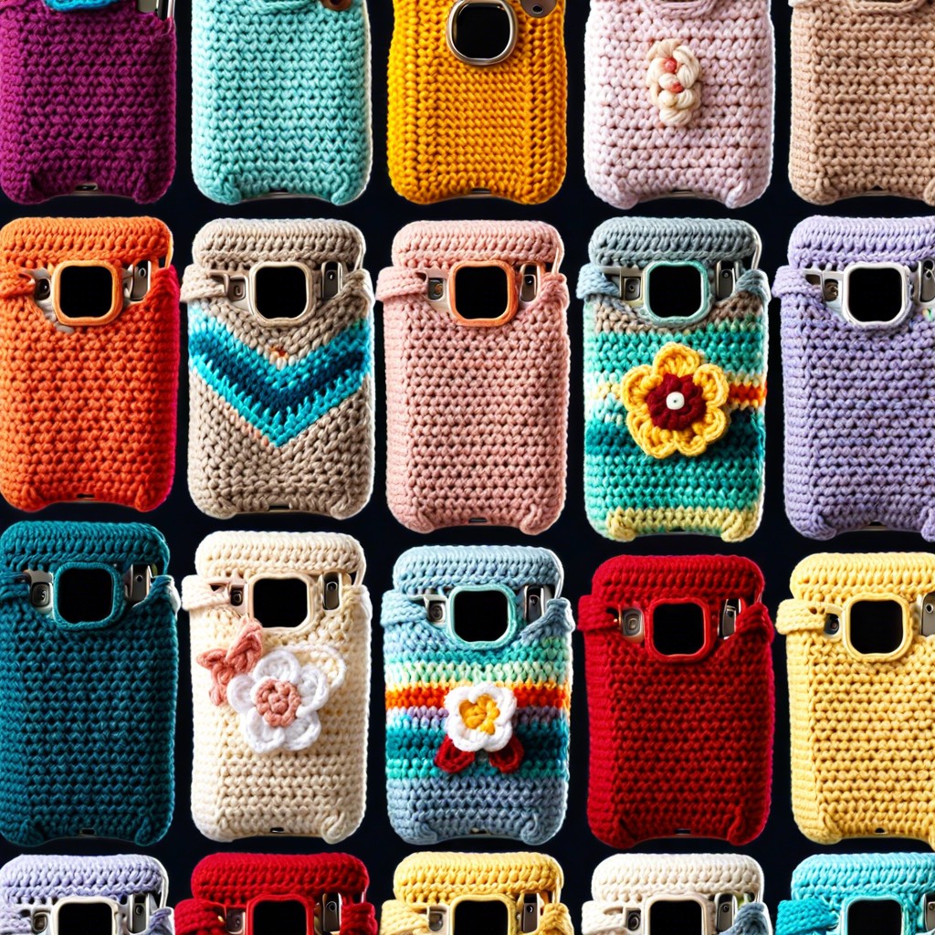 slip stitch phone cases and tech accessories