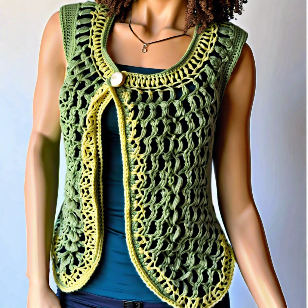 tips for smooth transitions in crochet circle vests using increases
