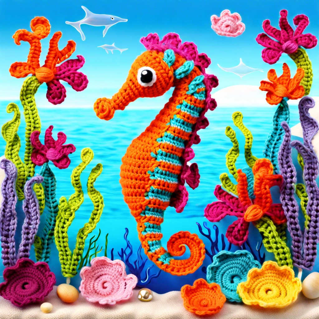 underwater seahorse crochet pattern