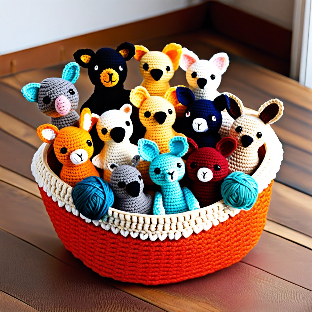 animal themed basket