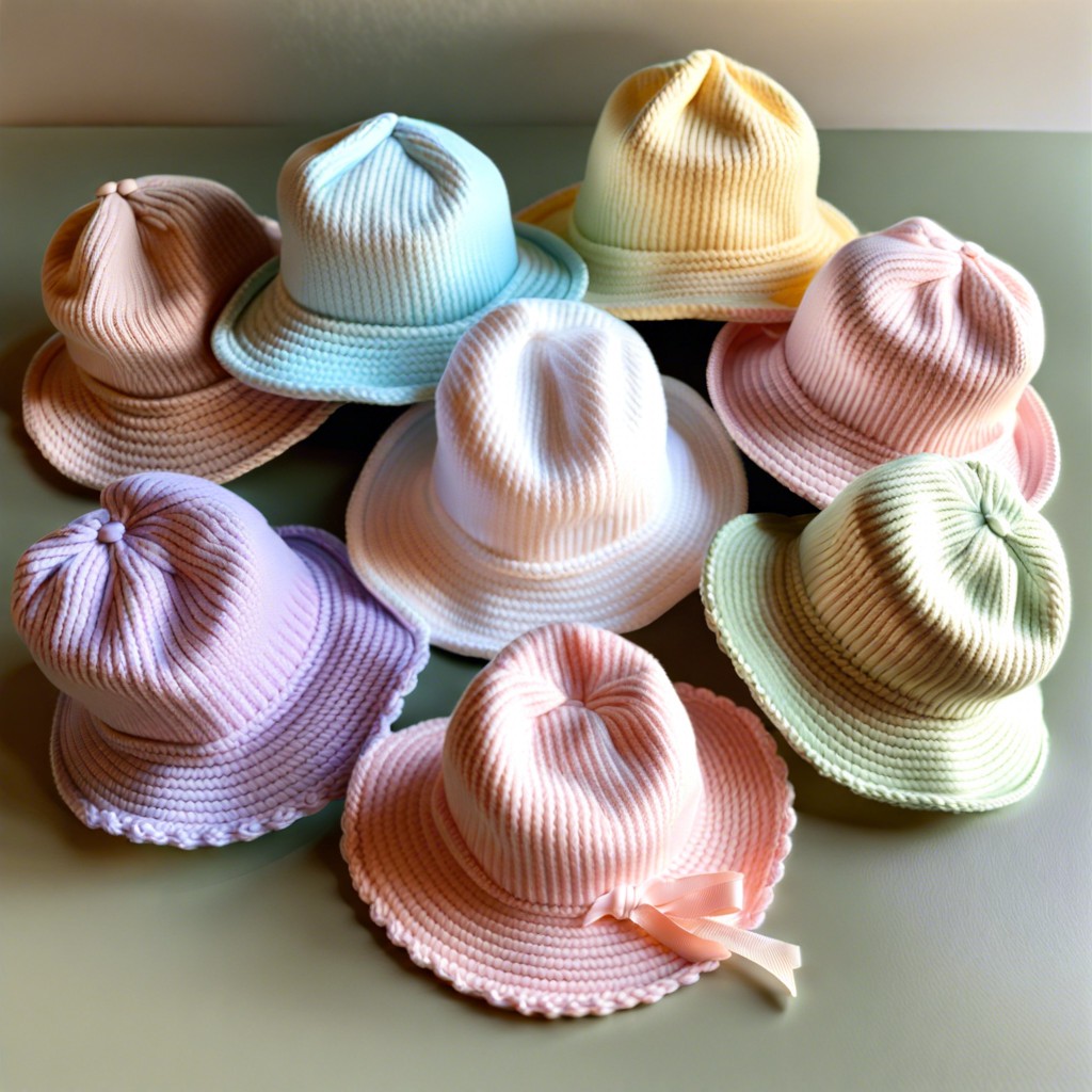 baby bonnets with soft brims