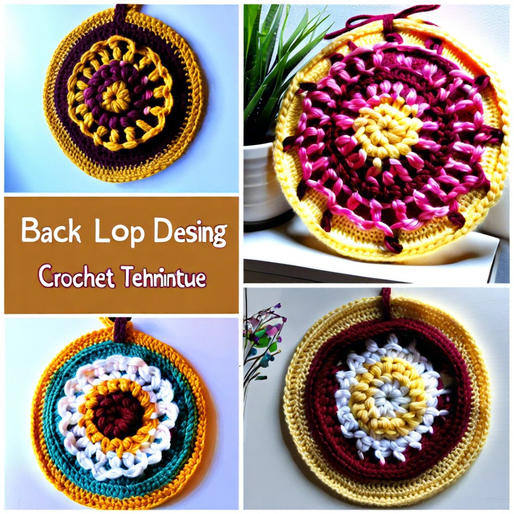 back loop only wall hanging
