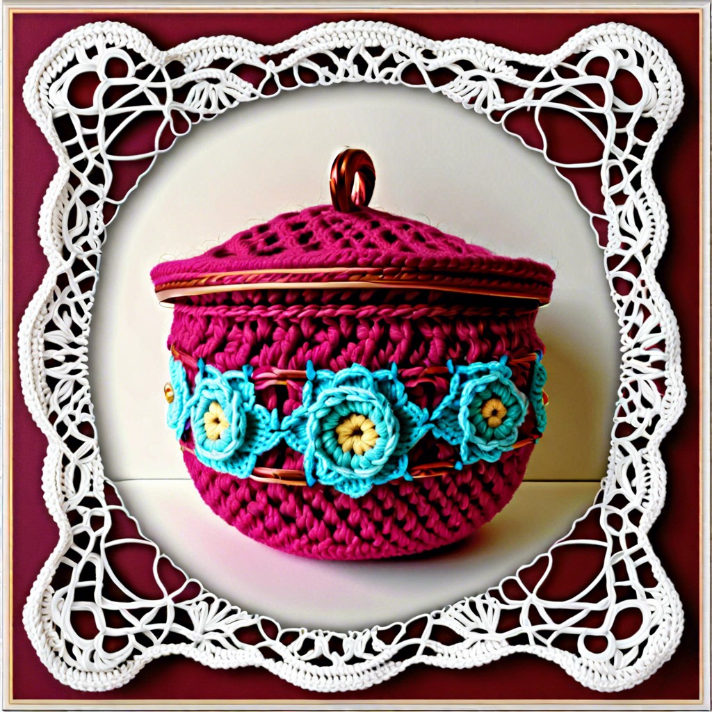 baskets with intricate edges