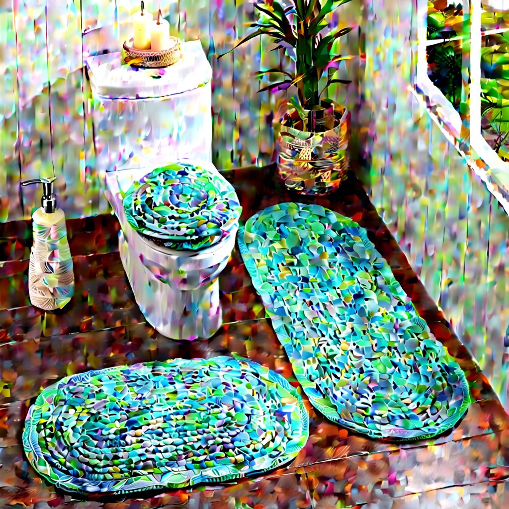 bathroom rug sets