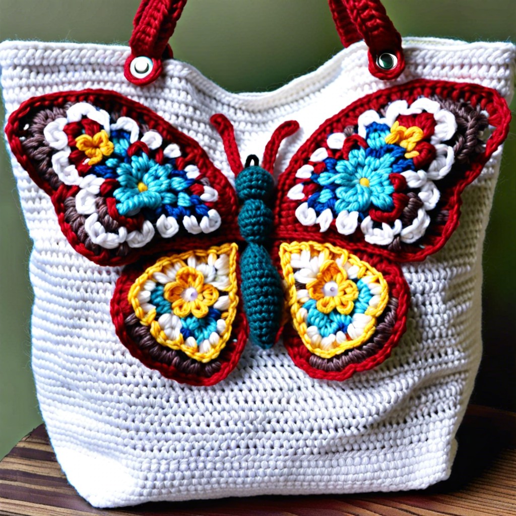 butterfly appliques for bags