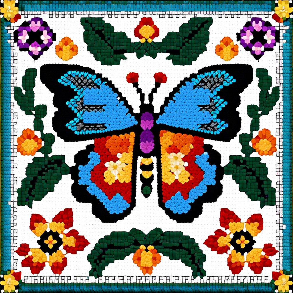 butterfly garden granny square