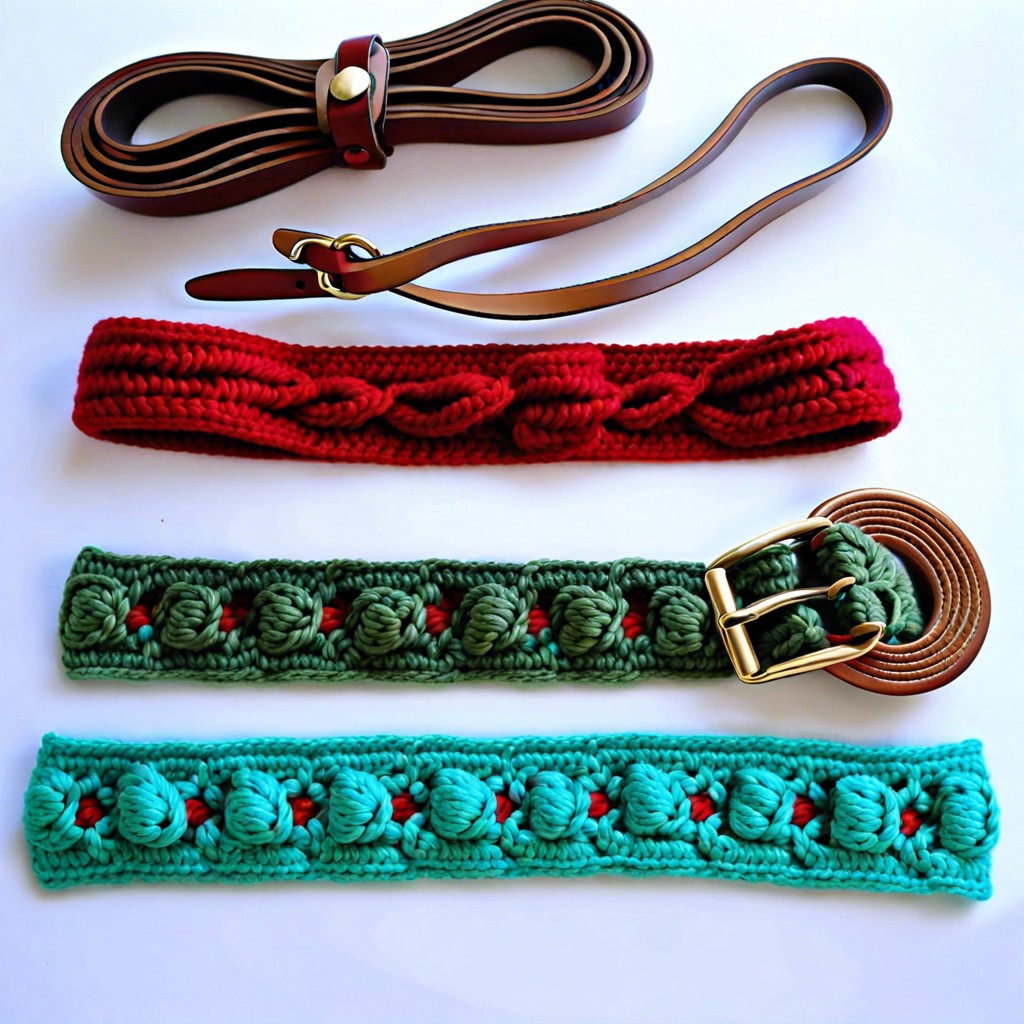 chain stitch belts