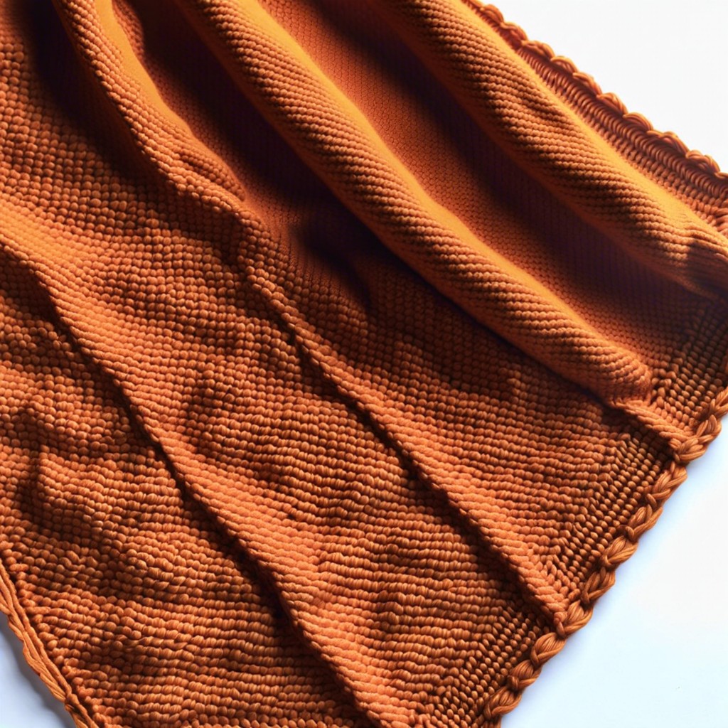 checkerboard textured shawl