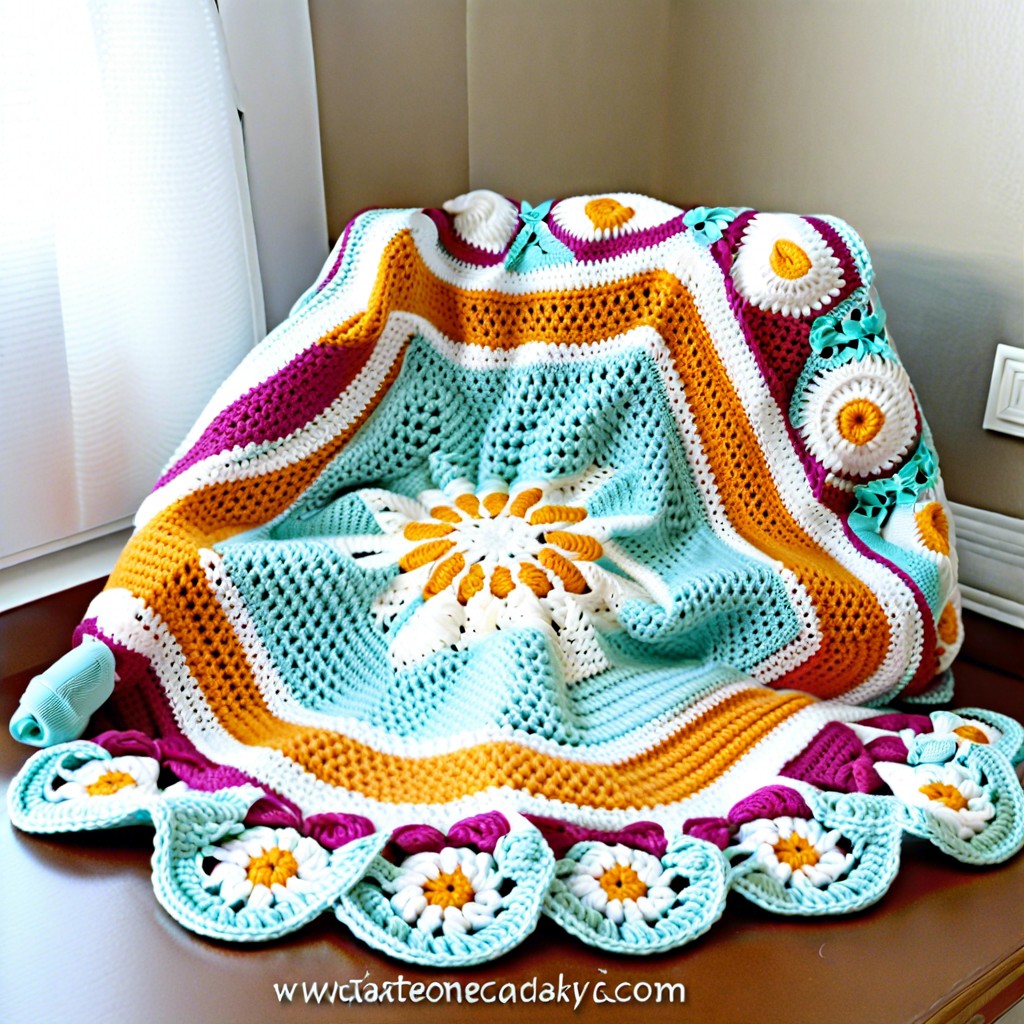 circular baby blankets