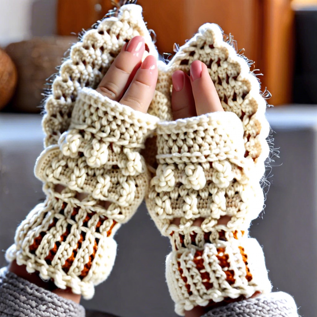 convertible mittens with thumb flaps
