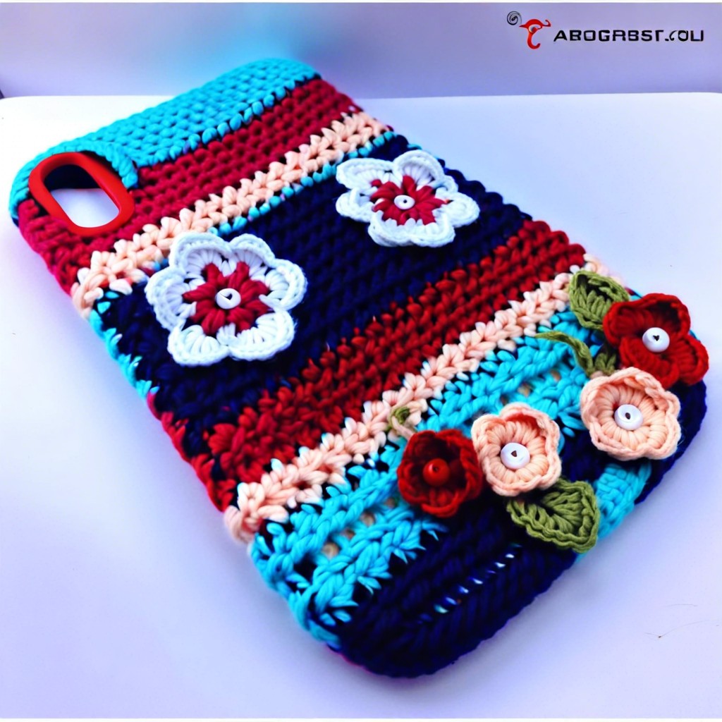 crochet phone cases