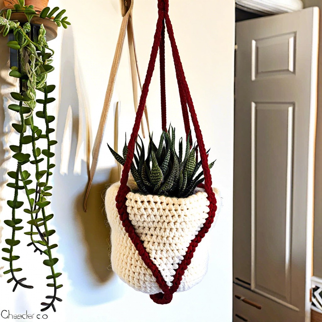 crochet plant hangers