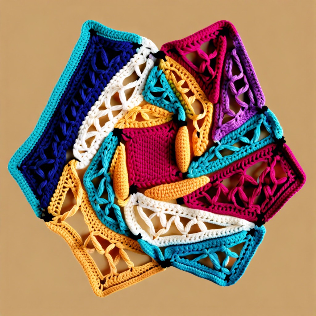 crochet triangle materials