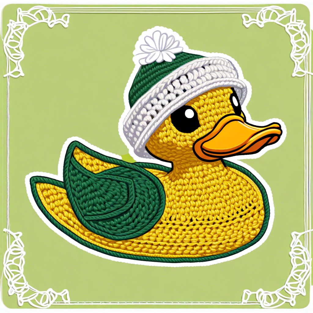 duck appliques for hats
