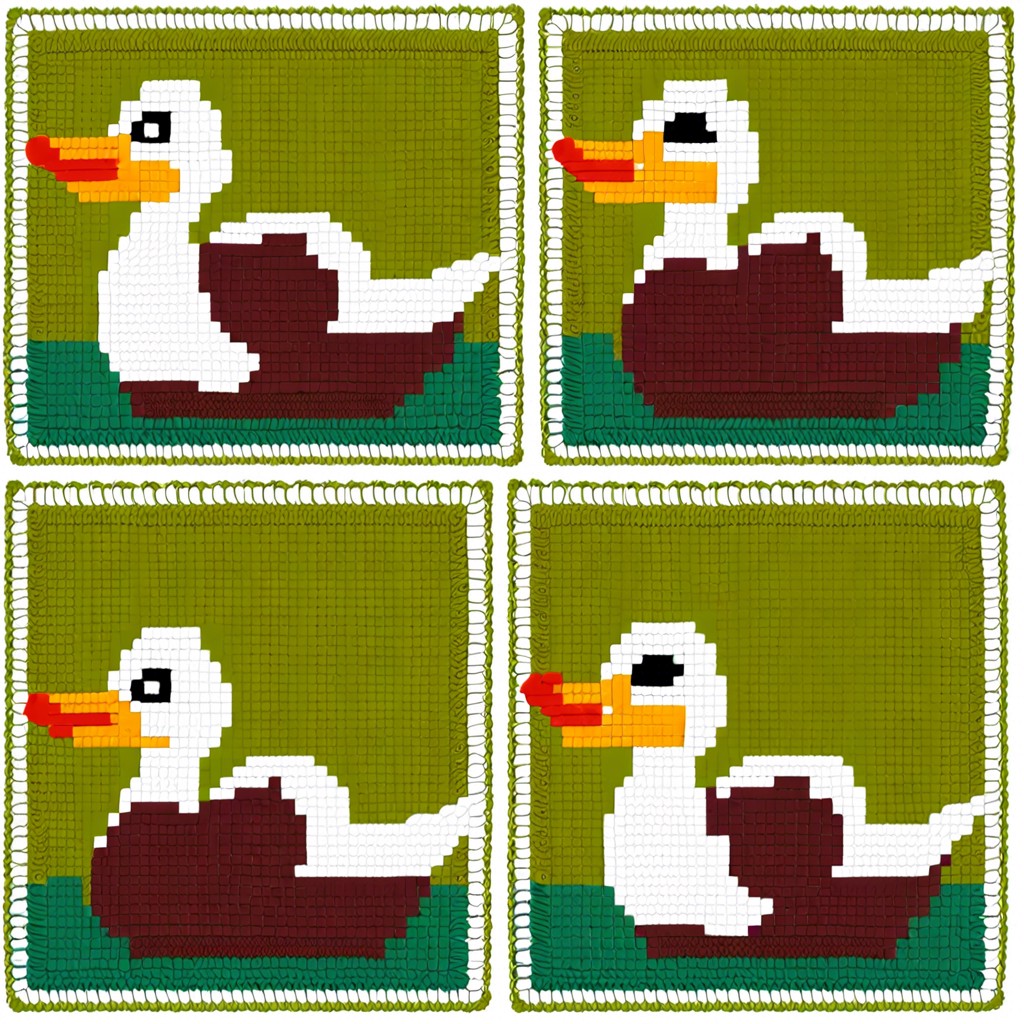 duck blanket squares
