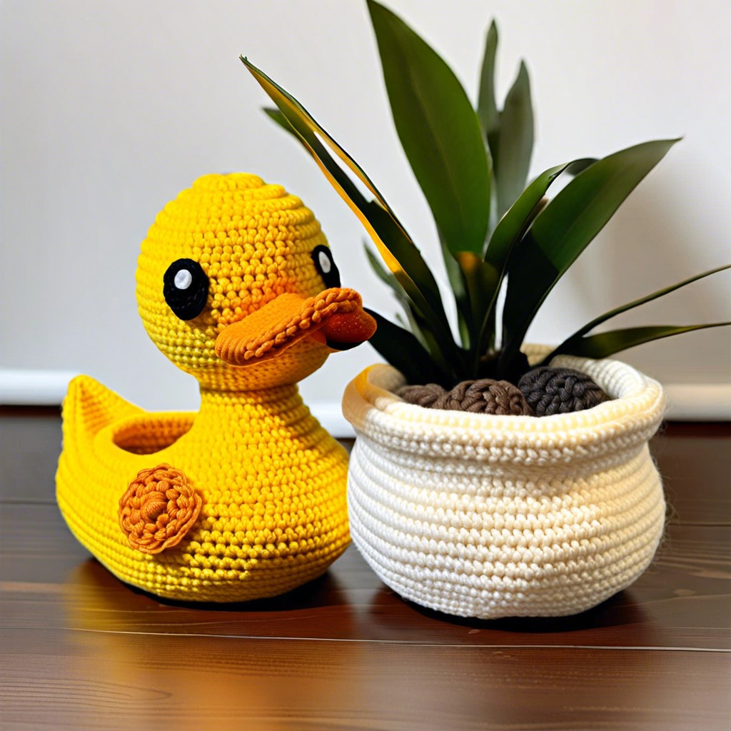 duck plant pot holders