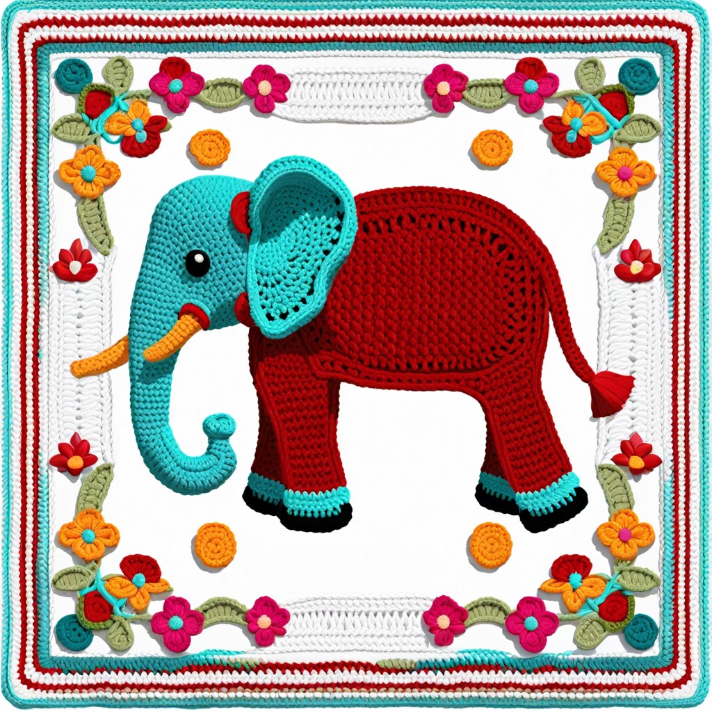 elephant blanket squares