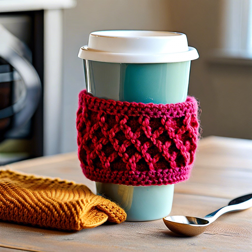 front loop only mug cozy