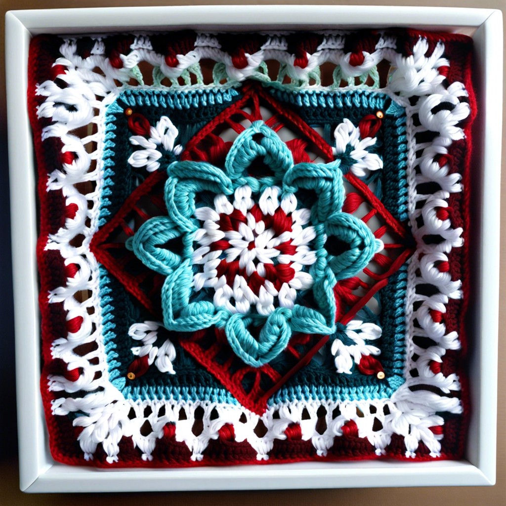 frosted window granny square