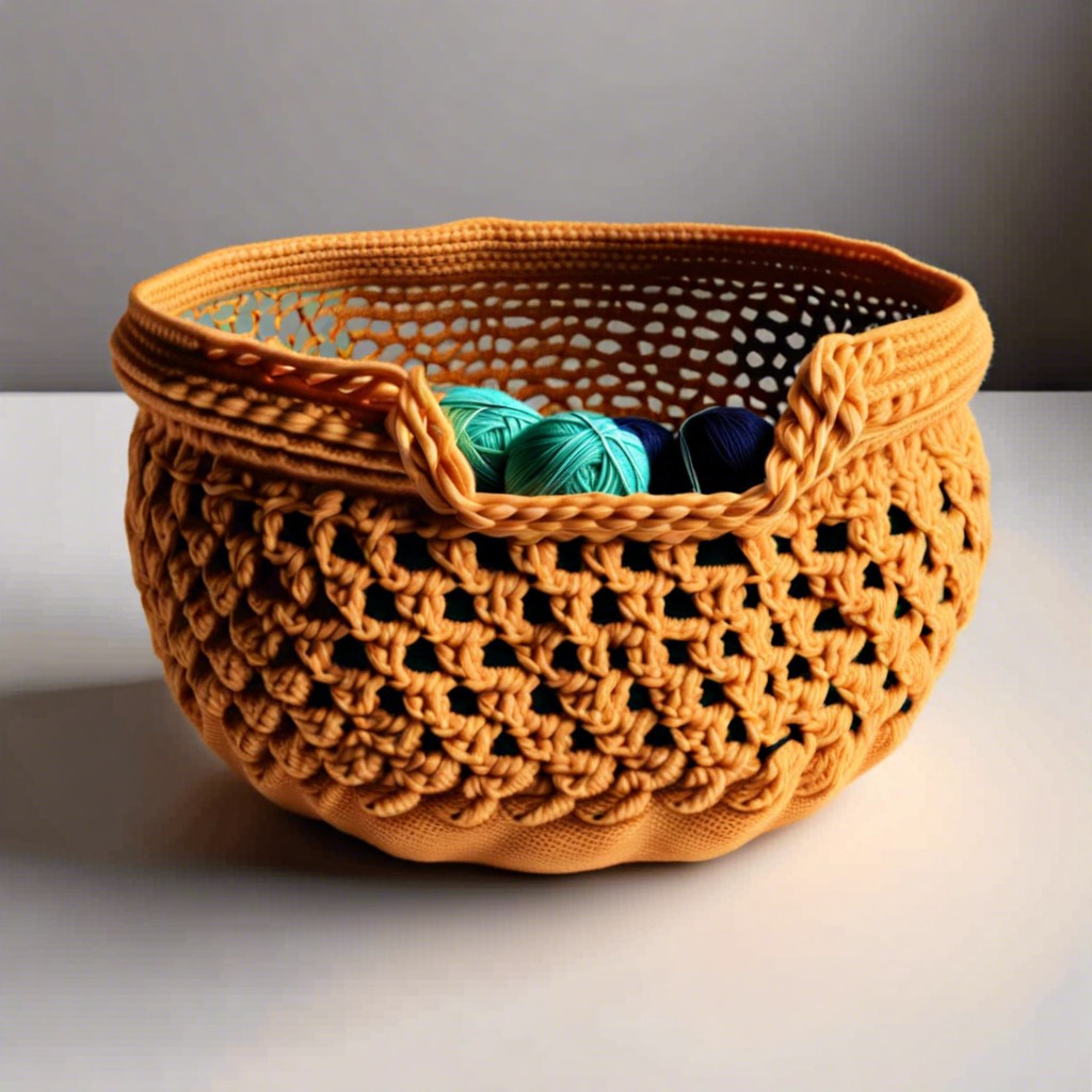 geometric pattern basket