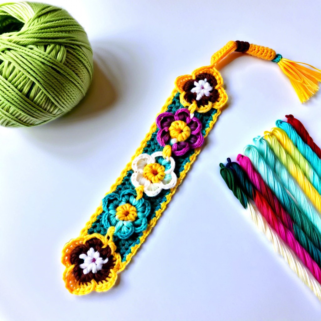 handmade crochet bookmarks