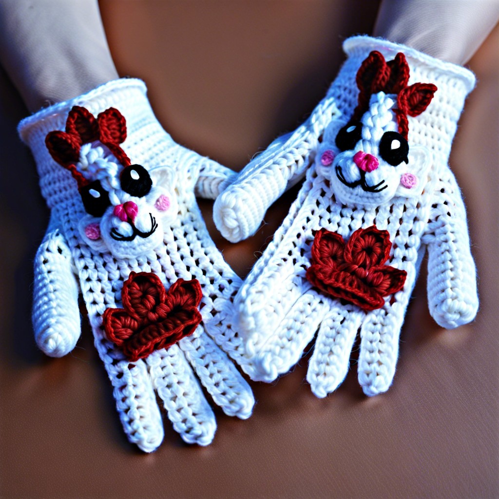 kitten paw gloves