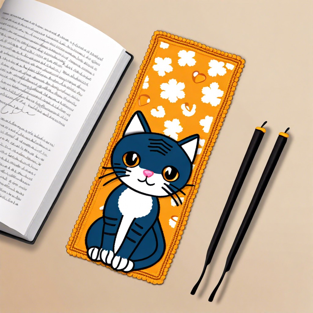 kitty corner bookmark