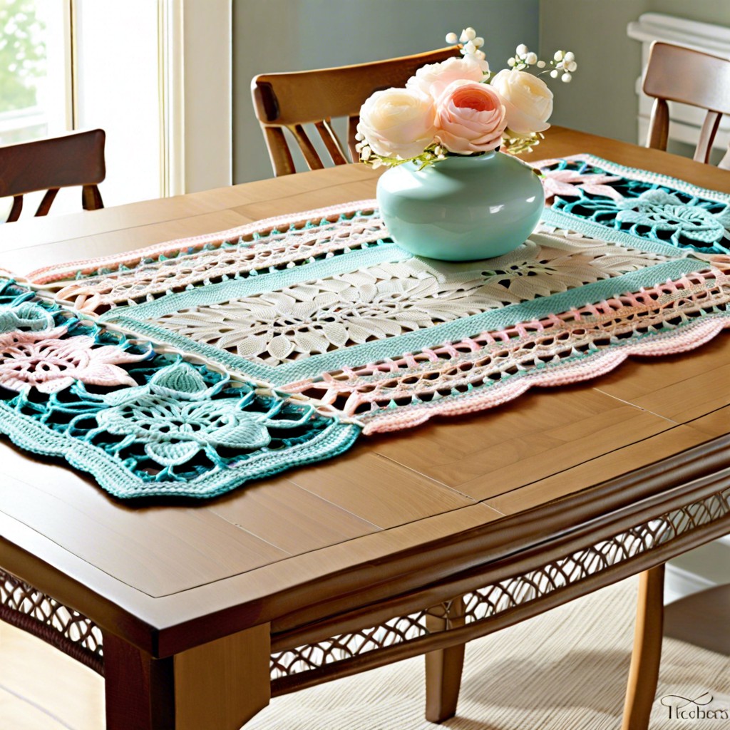 lace table runner