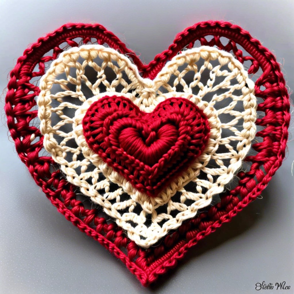 lacy filigree heart