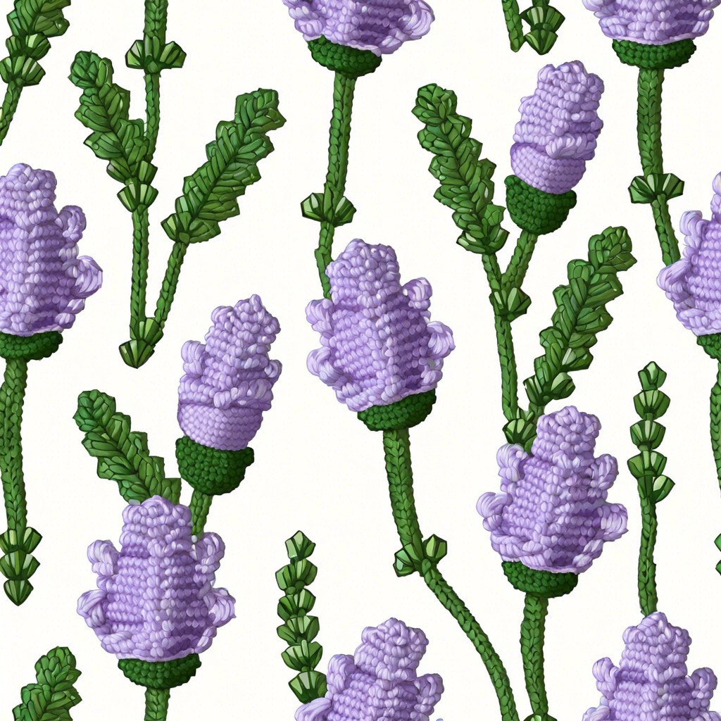 little lavender sprigs