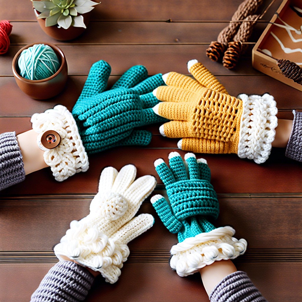 matching parent and child glove sets