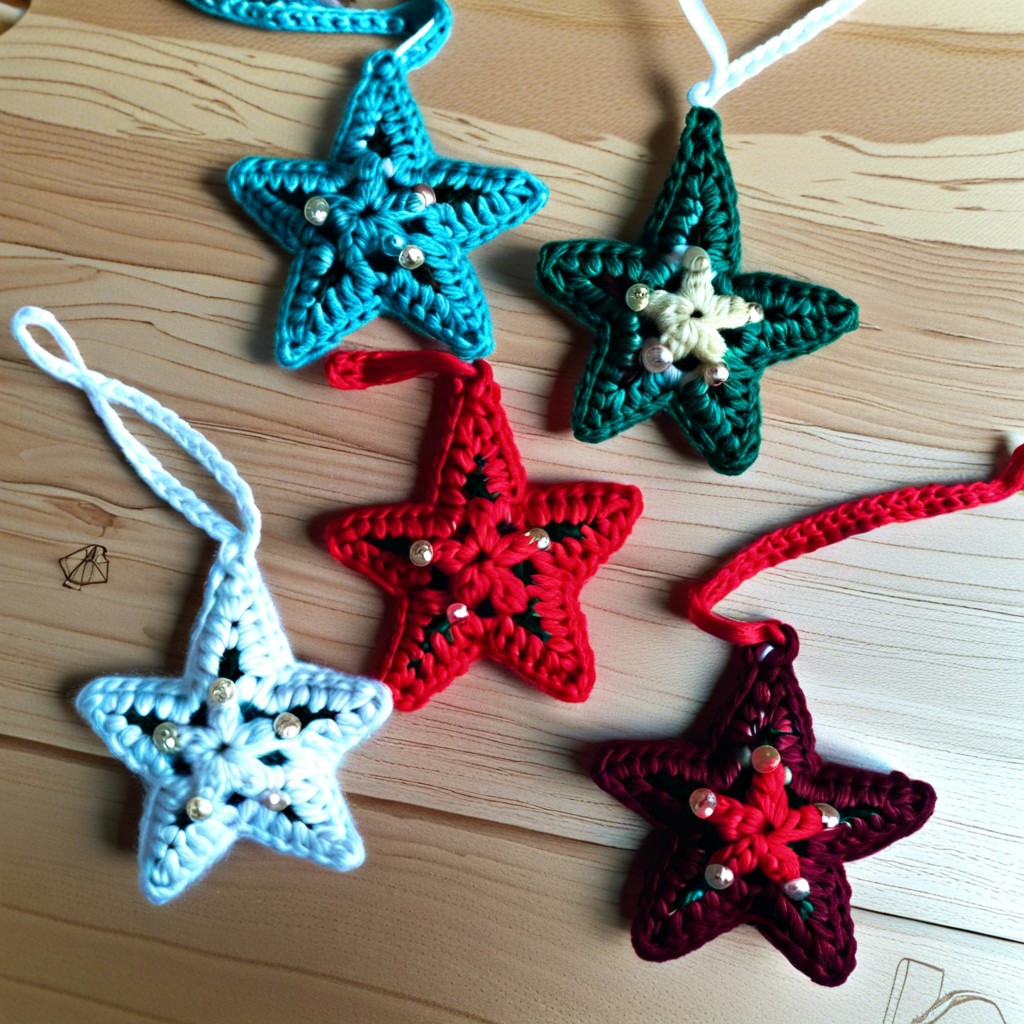 mini star christmas ornaments