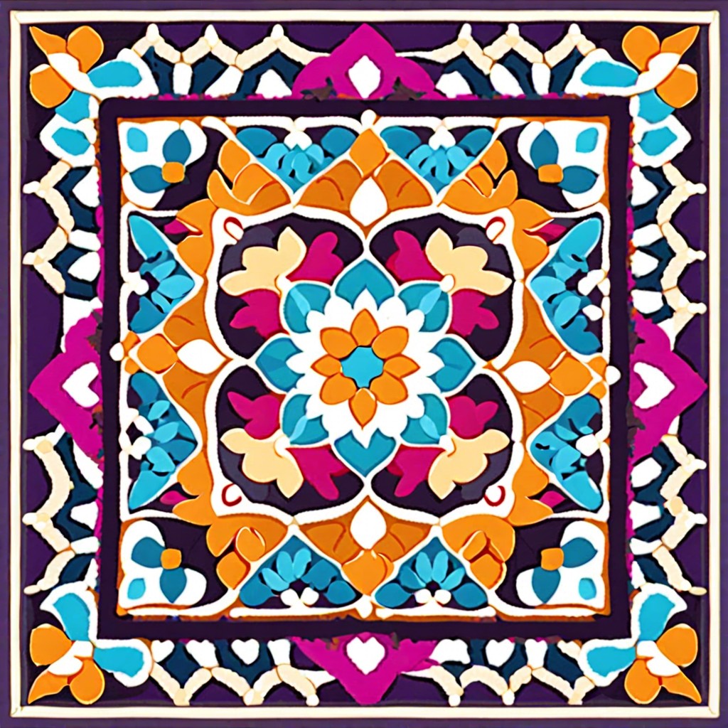 moroccan tile granny square