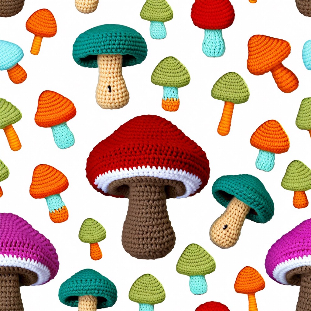 mushroom baby rattle