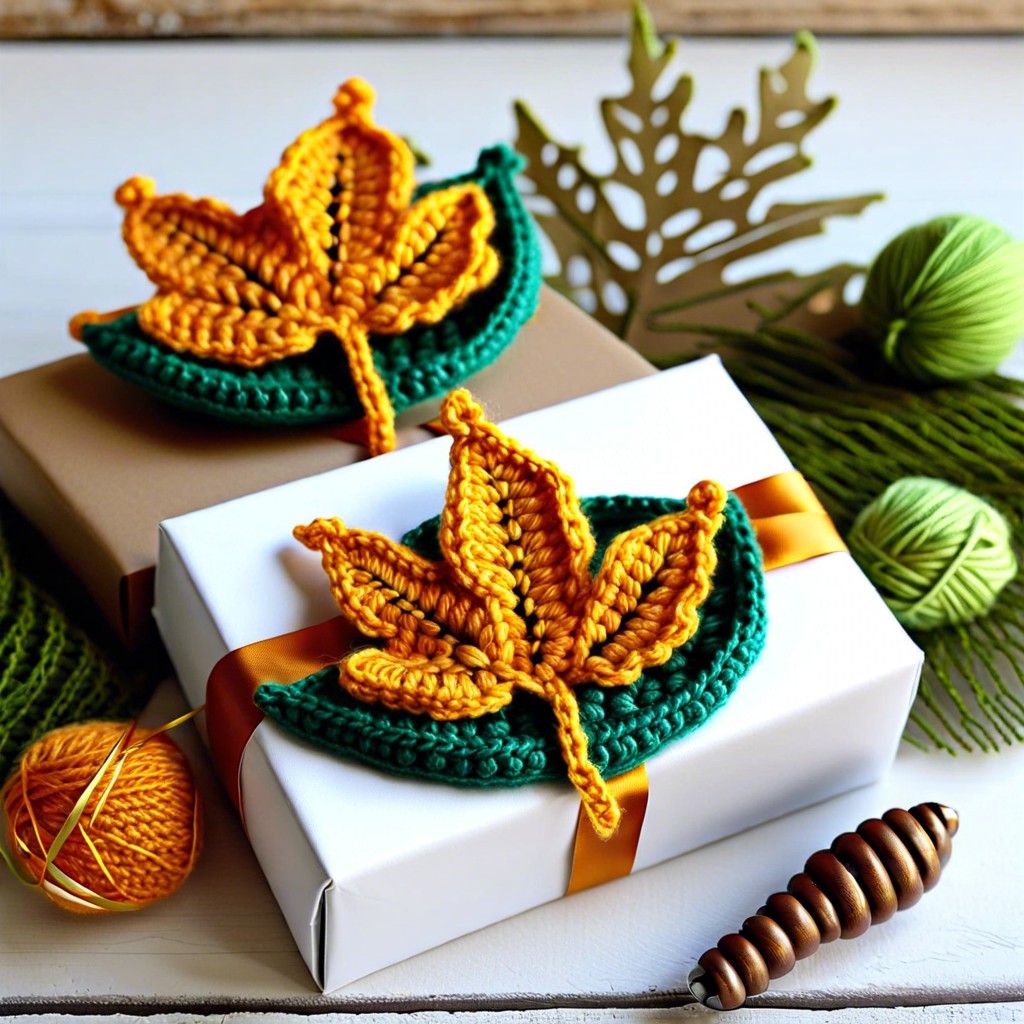 nature inspired gift toppers