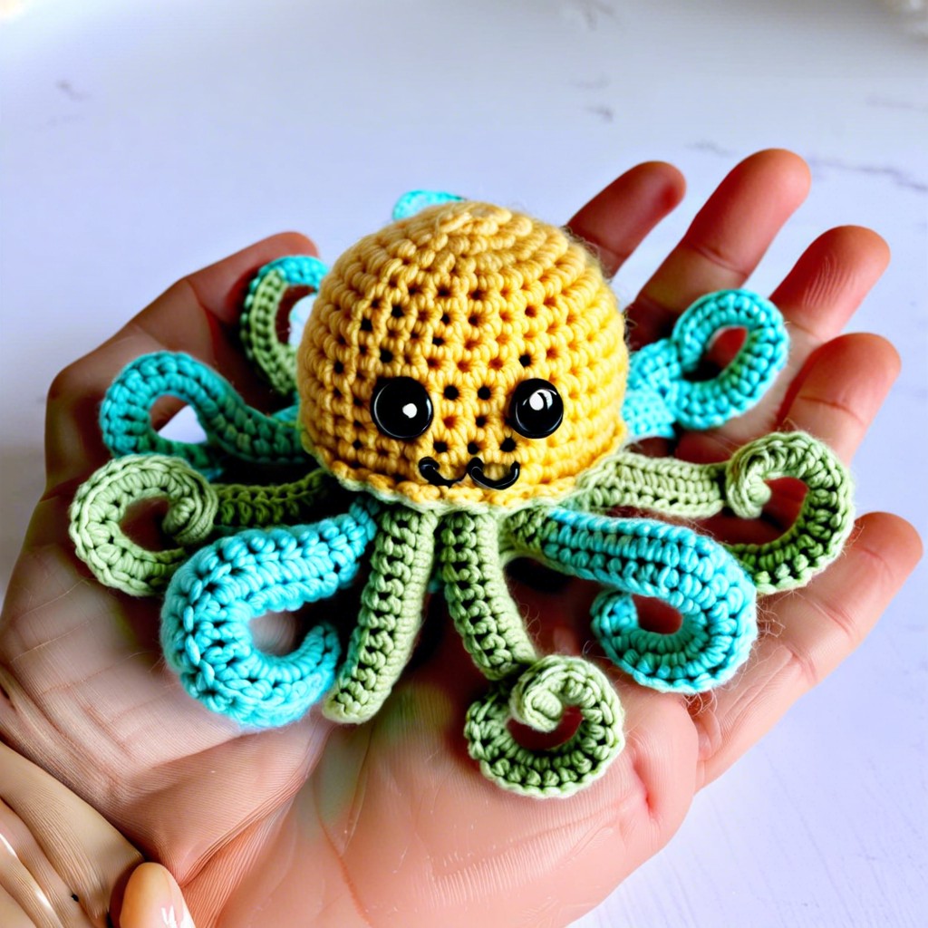 octopus baby rattle