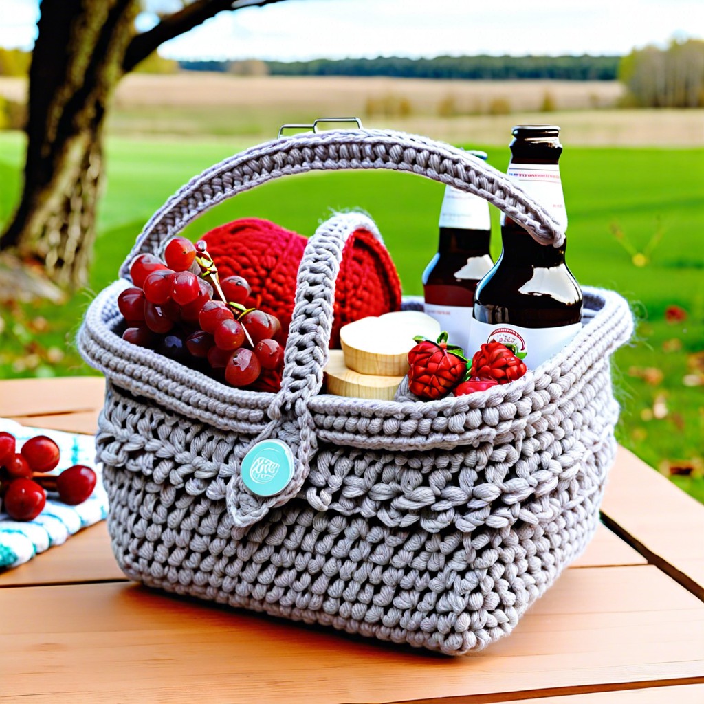 picnic caddy basket