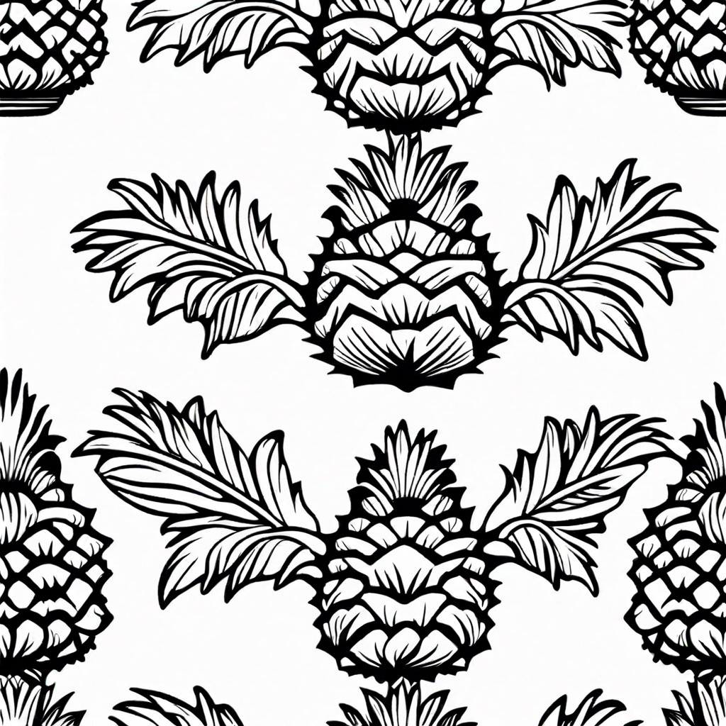 pineapple fringe edge
