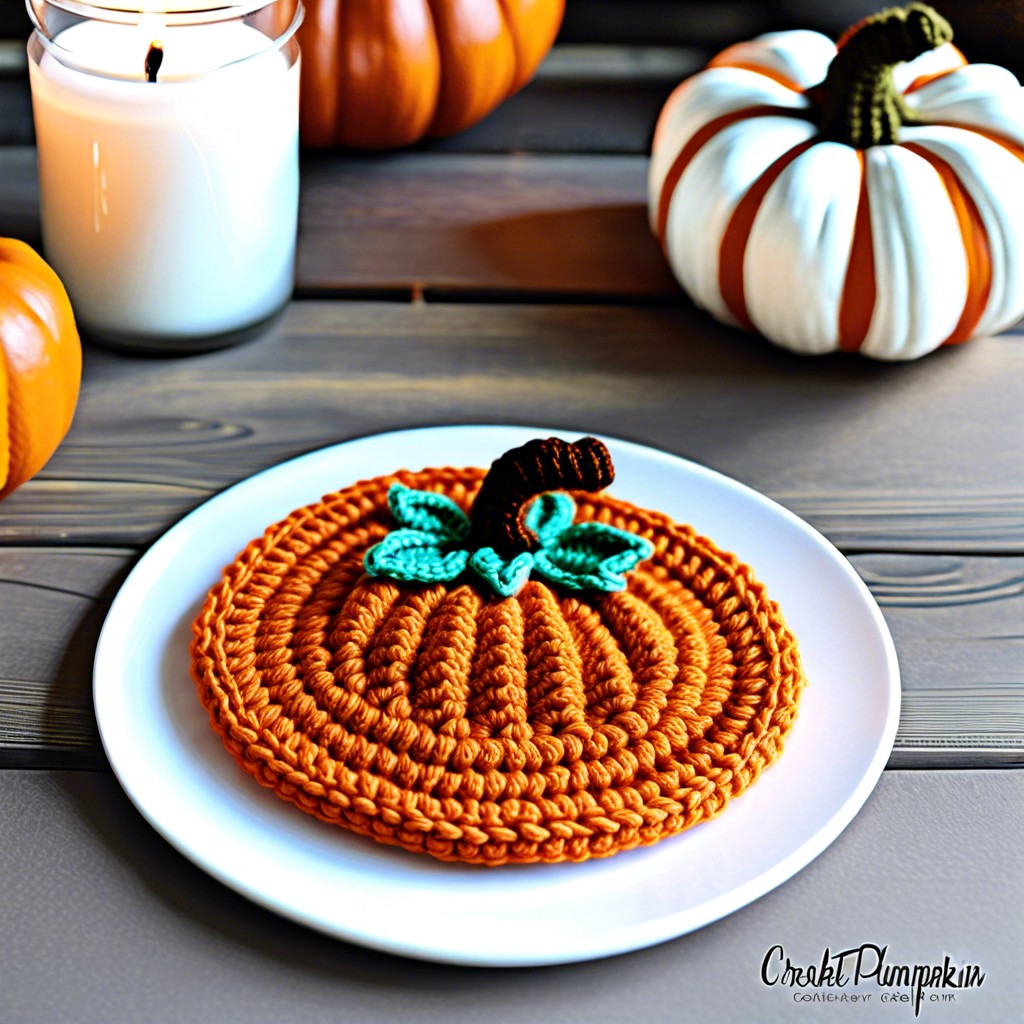 pumpkin coasters