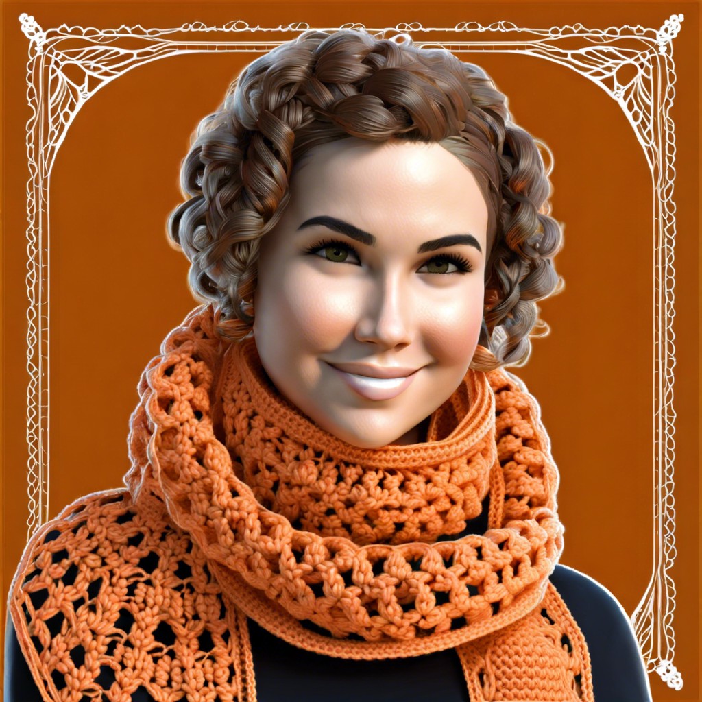 pumpkin scarf