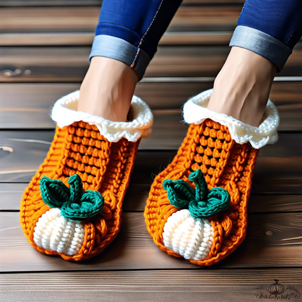 pumpkin slippers