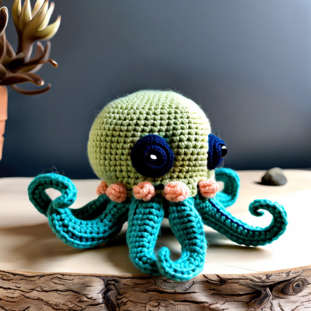 realistic deep sea octopus