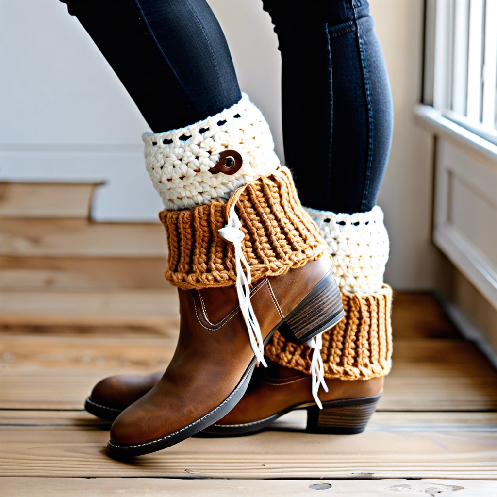 refined ankle shaping in boot cuffs