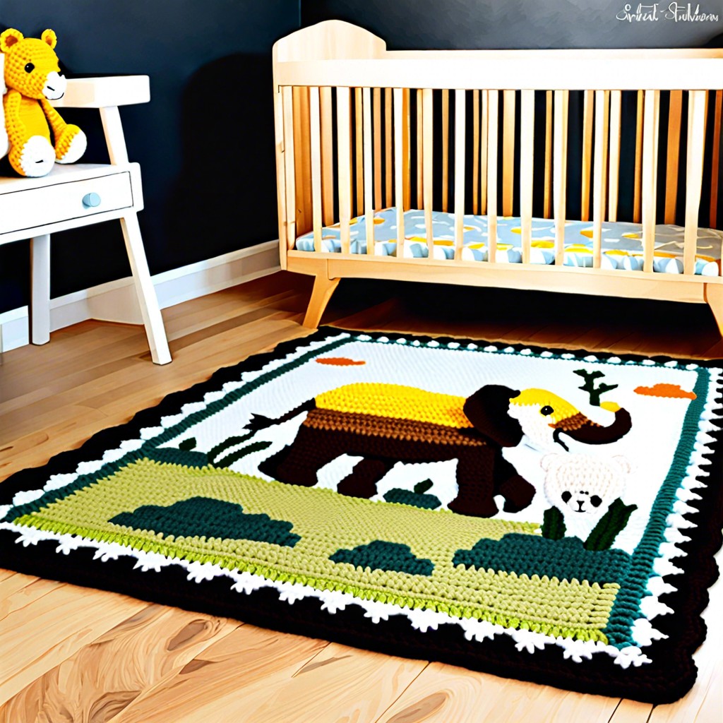 safari nursery rug