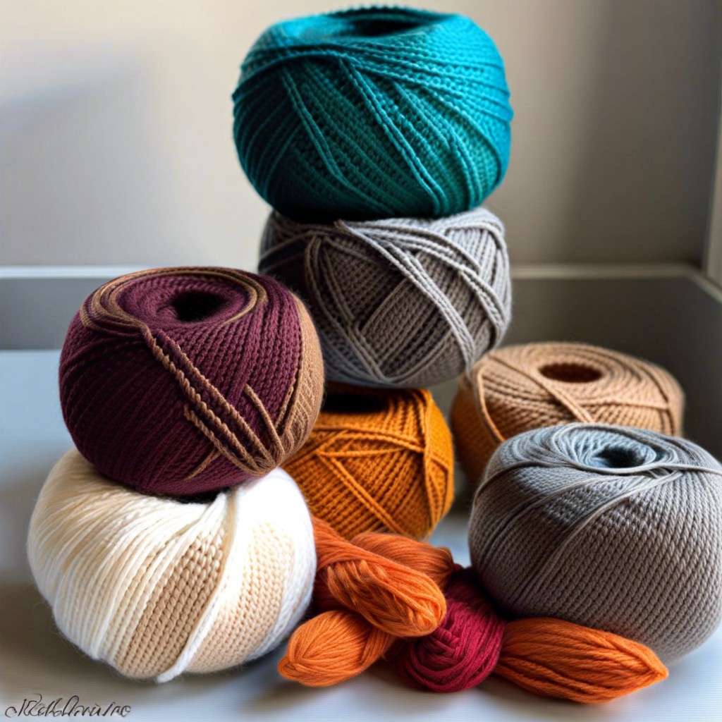 selecting the right moment to change yarn
