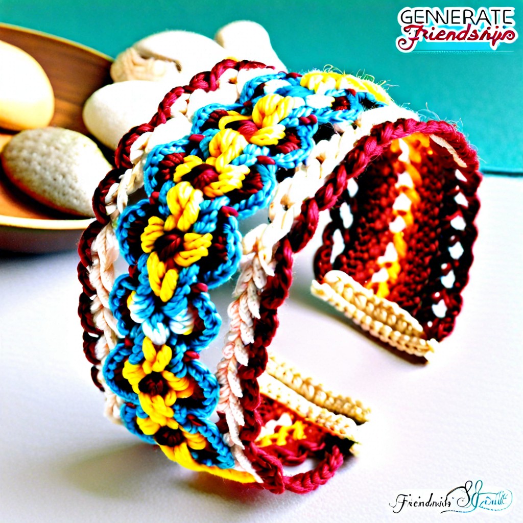 shell stitch bracelet