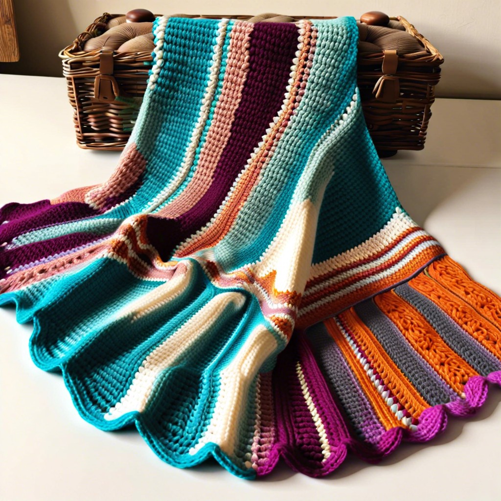 shell stitch shawl